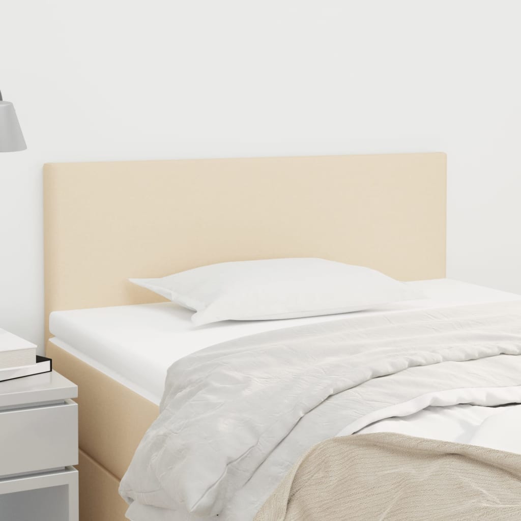 Kopfteil Creme 90x5x78/88 cm Stoff Kopfteil Creme 90x5x78/88 cm Stoff