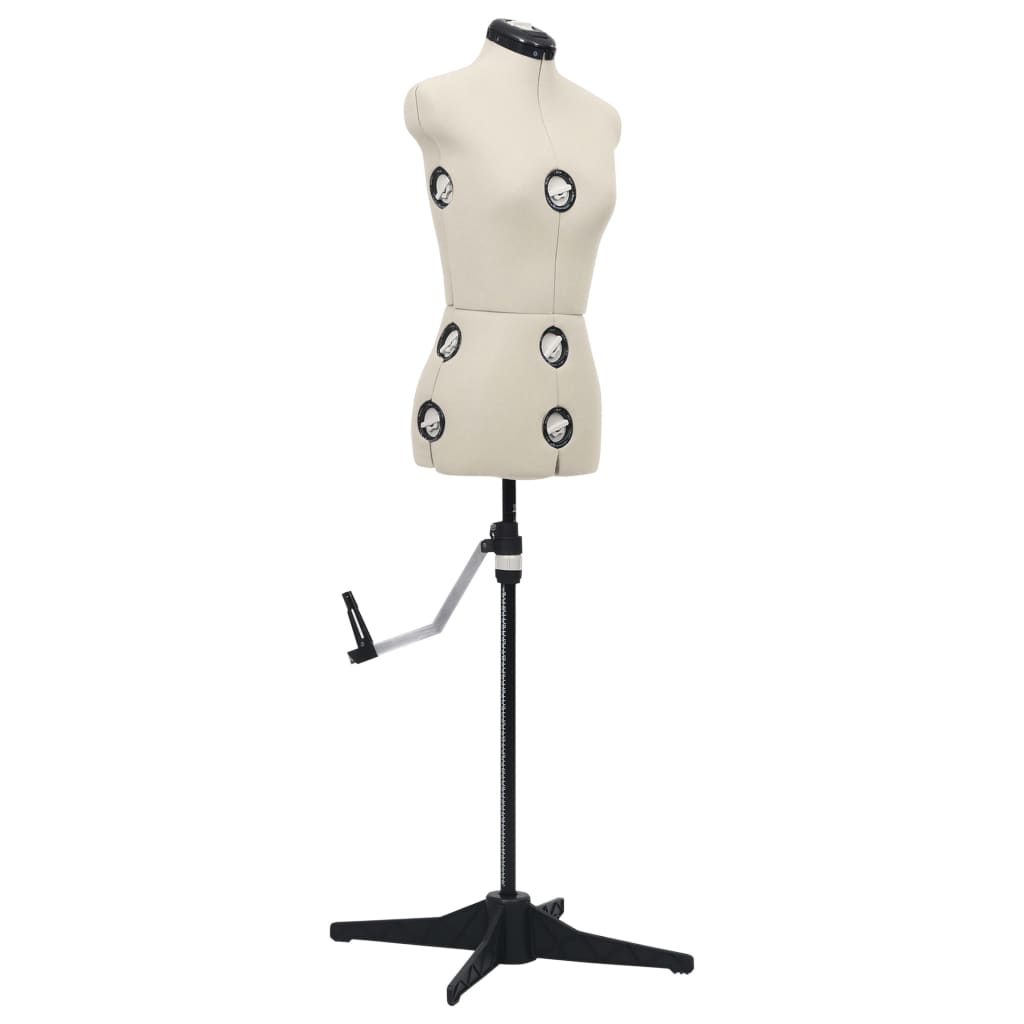 Schneiderpuppe Verstellbar Weiblich Creme S Größe 33-40 Schneiderpuppe Verstellbar Weiblich Creme S Größe 33-40
