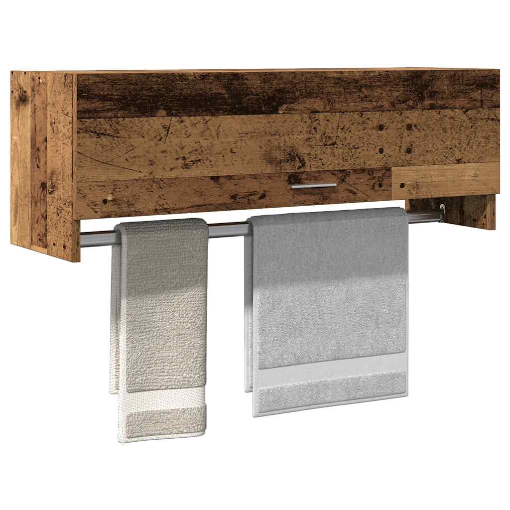 Kleiderschrank Altholz-Optik 100x32,5x35 cm Holzwerkstoff Kleiderschrank Altholz-Optik 100x32,5x35 cm Holzwerkstoff