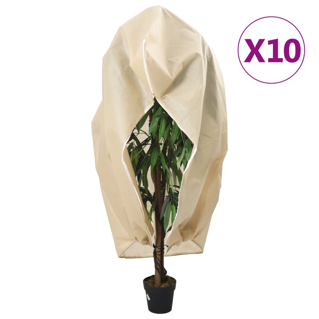Wintervlies mit Reißverschluss 10 Stk. 70 g/m² 1,2x1,8 m Wintervlies mit Reißverschluss 10 Stk. 70 g/m² 1,2x1,8 m