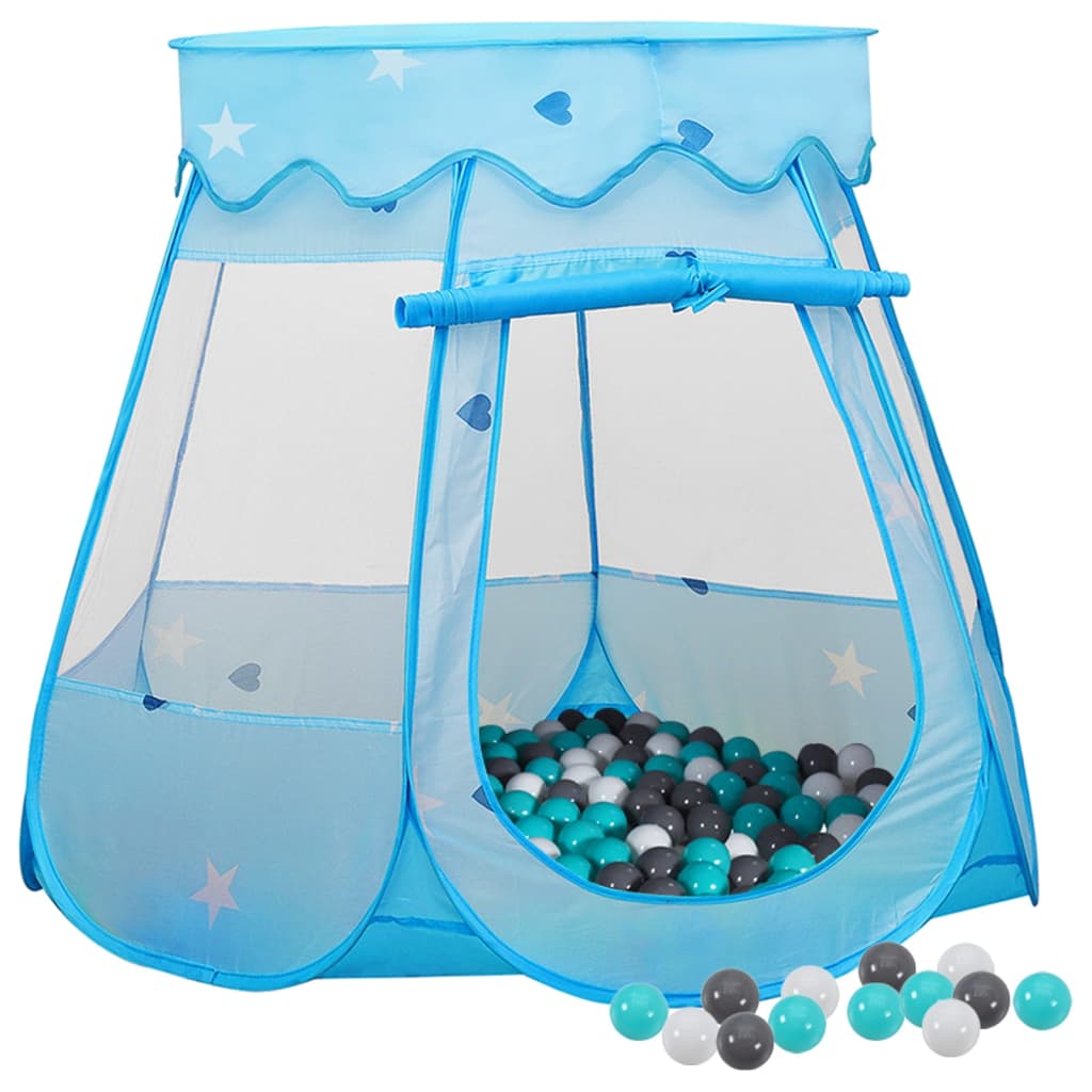 Kinder-Spielzelt mit 250 Bällen Blau 102x102x82 cm Kinder-Spielzelt mit 250 Bällen Blau 102x102x82 cm