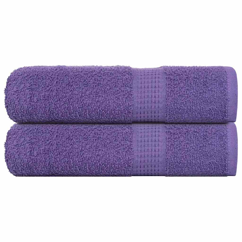 Duschtücher 2 Stk. Lila 70x140 cm 360 g/m² 100% Baumwolle Duschtücher 2 Stk. Lila 70x140 cm 360 g/m² 100% Baumwolle
