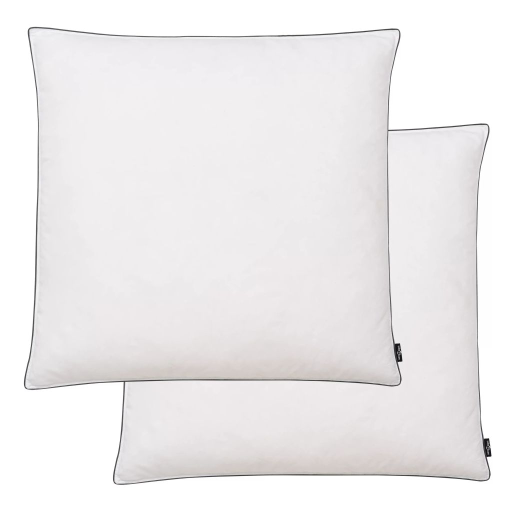 Kissen 2 Stk. Daunen-/Federnfüllung Schwer 80x80 cm Weiß Kissen 2 Stk. Daunen-/Federnfüllung Schwer 80x80 cm Weiß