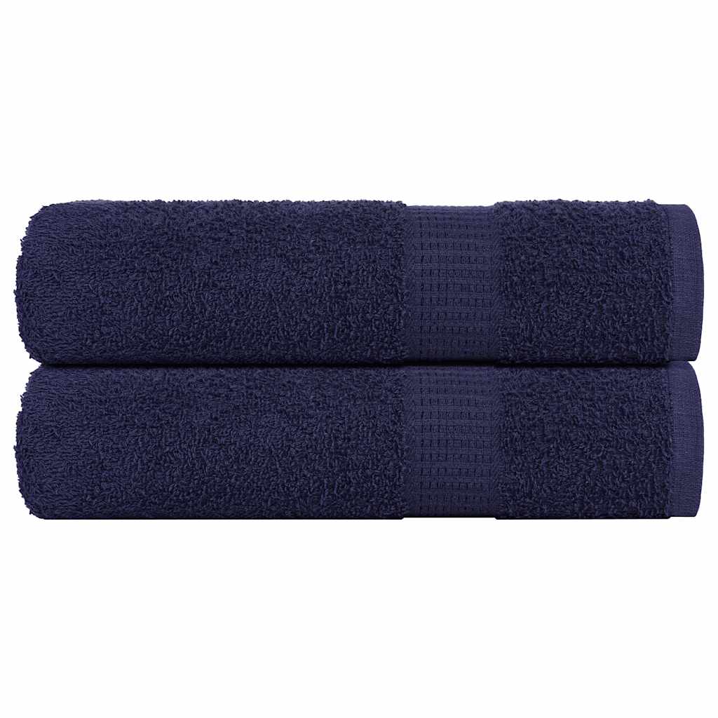Handtücher 2 Stk. Marineblau 50x100 cm 360 g/m² 100% Baumwolle Handtücher 2 Stk. Marineblau 50x100 cm 360 g/m² 100% Baumwolle