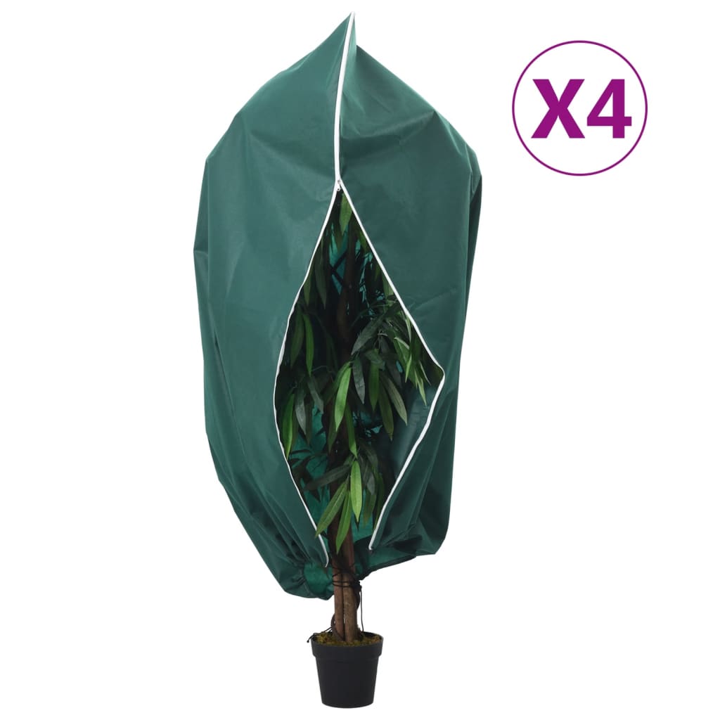 Wintervlies mit Reißverschluss 4 Stk. 70 g/m² 1,55x1,55 m Wintervlies mit Reißverschluss 4 Stk. 70 g/m² 1,55x1,55 m