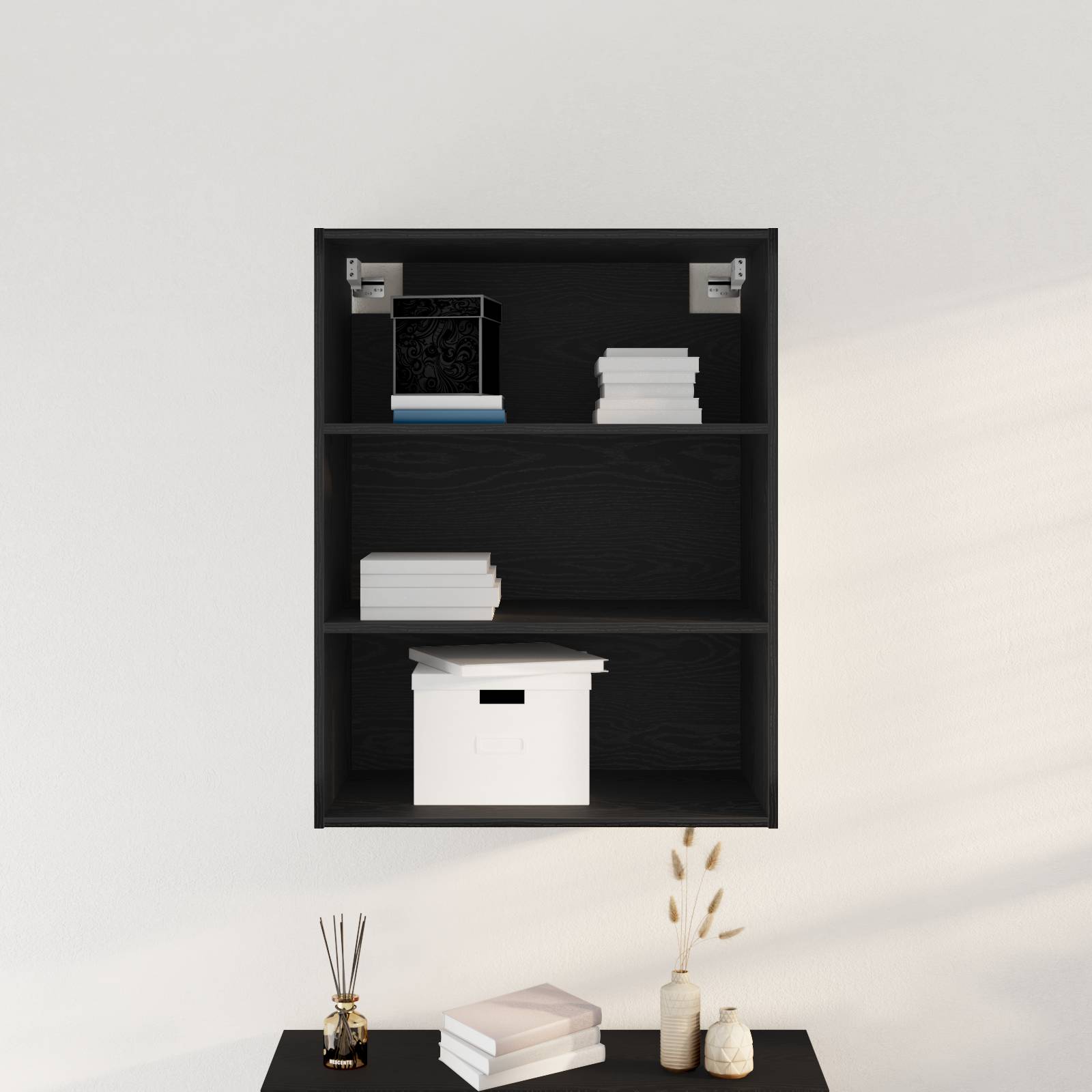 Hängeschrank Schwarzkiefer 69,5 x 32,5 x 90 cm