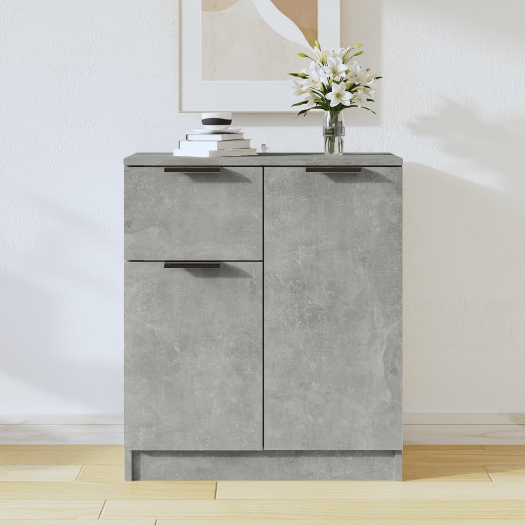 Sideboard Betongrau 60x30x70 cm Holzwerkstoff