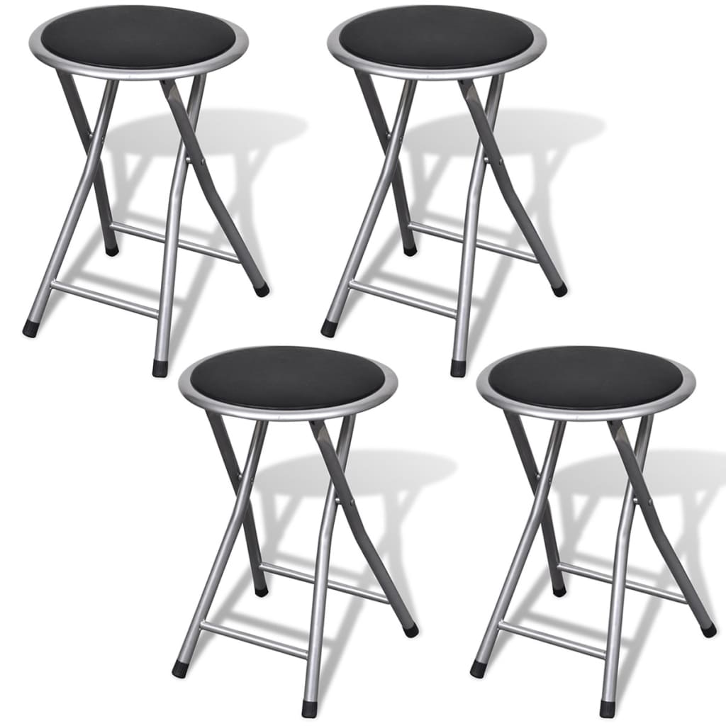 Klappbare Barhocker 4 Stk. Kunstleder Klappbare Barhocker 4 Stk. Kunstleder