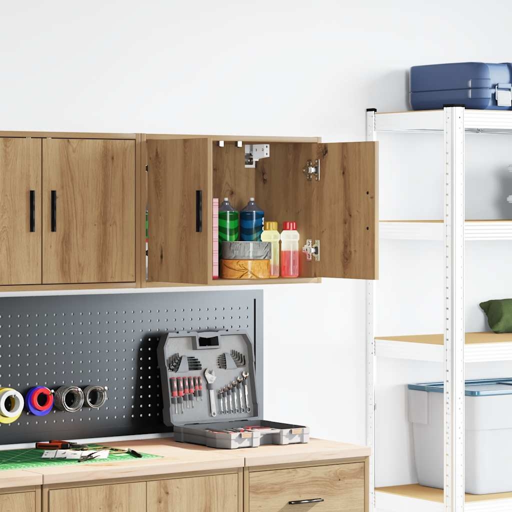 Garagen-Wandschrank Artisan-Eiche Holzwerkstoff Garagen-Wandschrank Artisan-Eiche Holzwerkstoff
