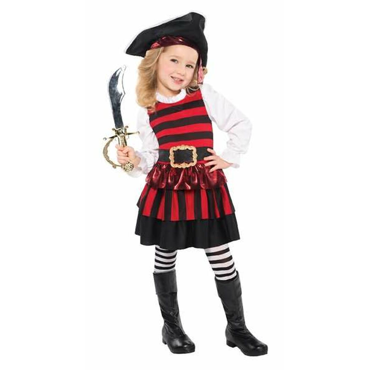 Verkleidung für Kinder Little Lass Pirat 4-6 Jahre Verkleidung für Kinder Little Lass Pirat 4-6 Jahre