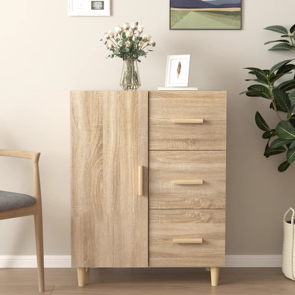 Sideboard Sonoma-Eiche 69,5x34x90 cm Holzwerkstoff Sideboard Sonoma-Eiche 69,5x34x90 cm Holzwerkstoff
