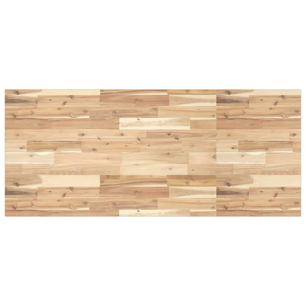 Waschtischplatte Unbehandelt 140x60x2 cm Massivholz Akazie