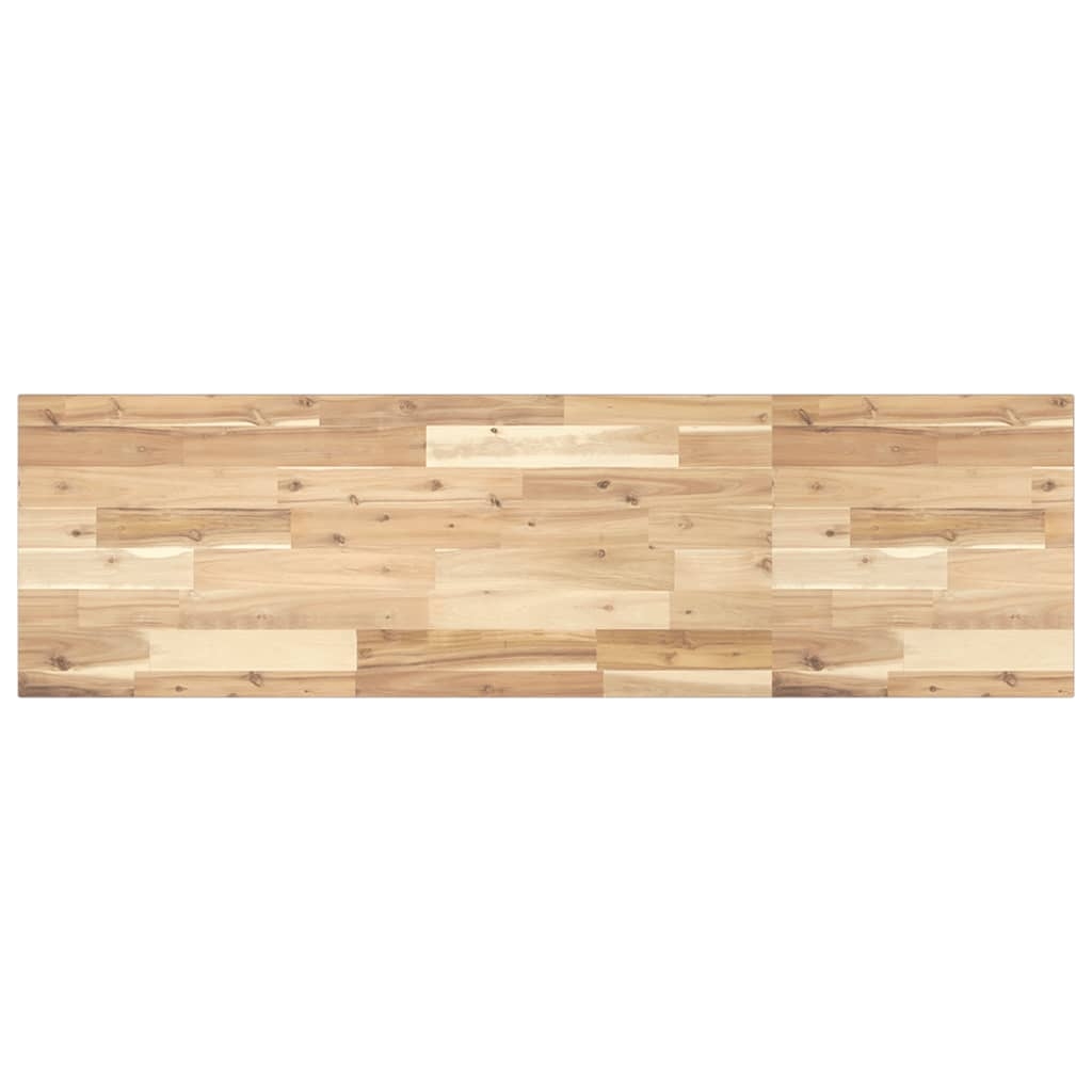 Waschtischplatte Unbehandelt 120x40x2 cm Massivholz Akazie