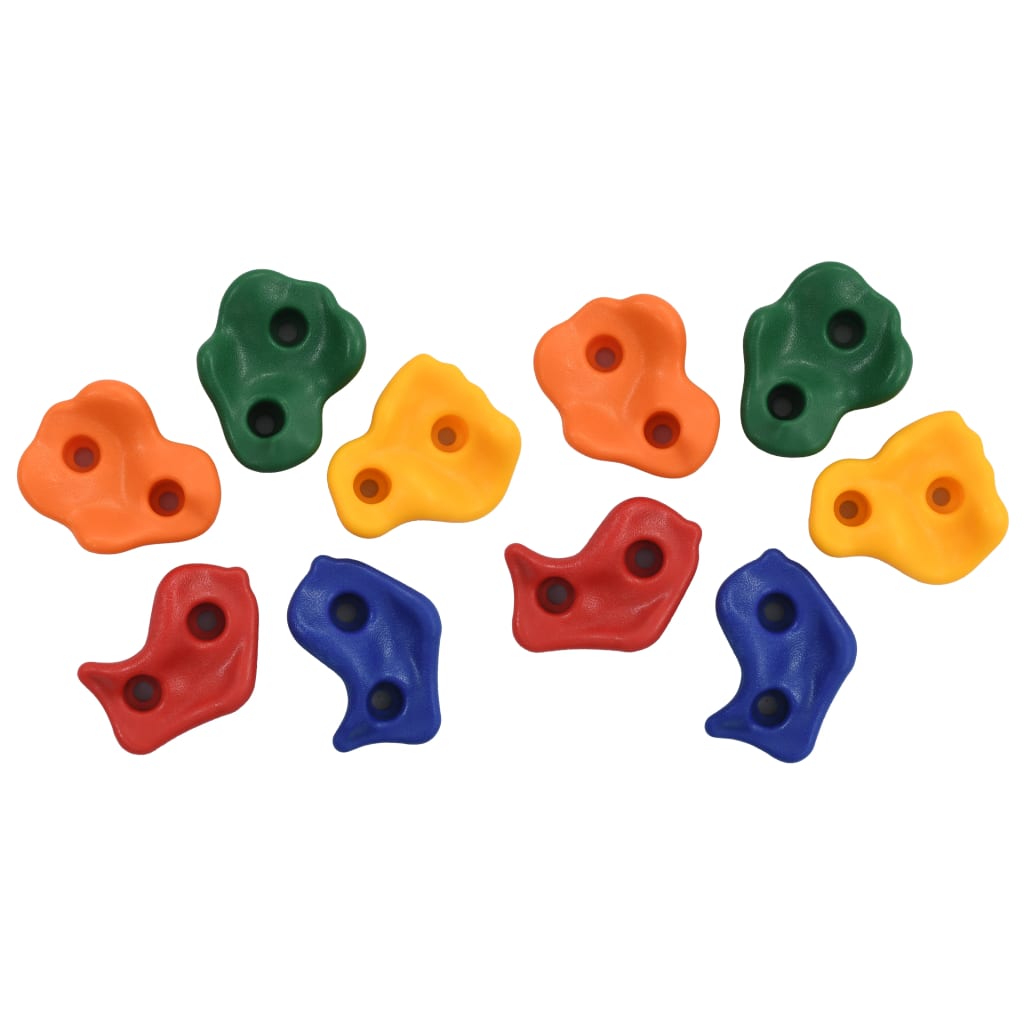 Klettersteine 10 Stk. Mehrfarbig PE Klettersteine 10 Stk. Mehrfarbig PE