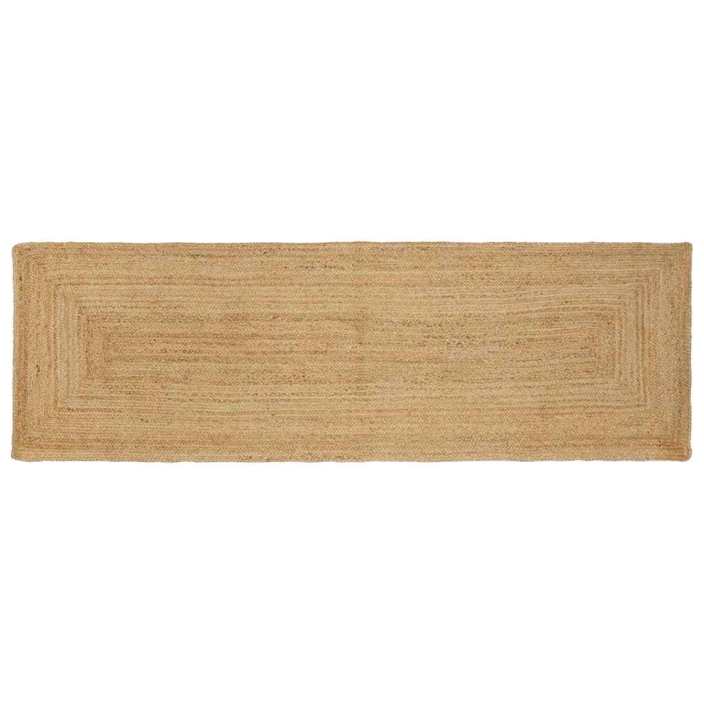 Teppich Beige 80 x 250 cm Jute Teppich Beige 80 x 250 cm Jute