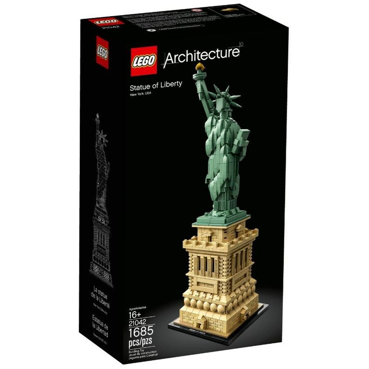 Konstruktionsspiel Lego Estatua de la Libertad Bunt 1685 Stücke Konstruktionsspiel Lego Estatua de la Libertad Bunt 1685 Stücke