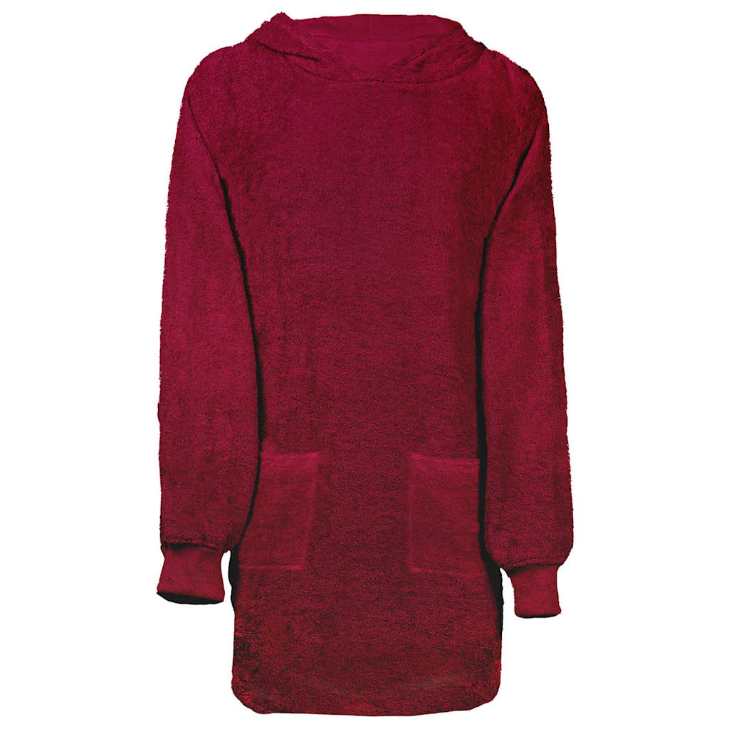 Bademantel KINN Rot l Baumwolle
