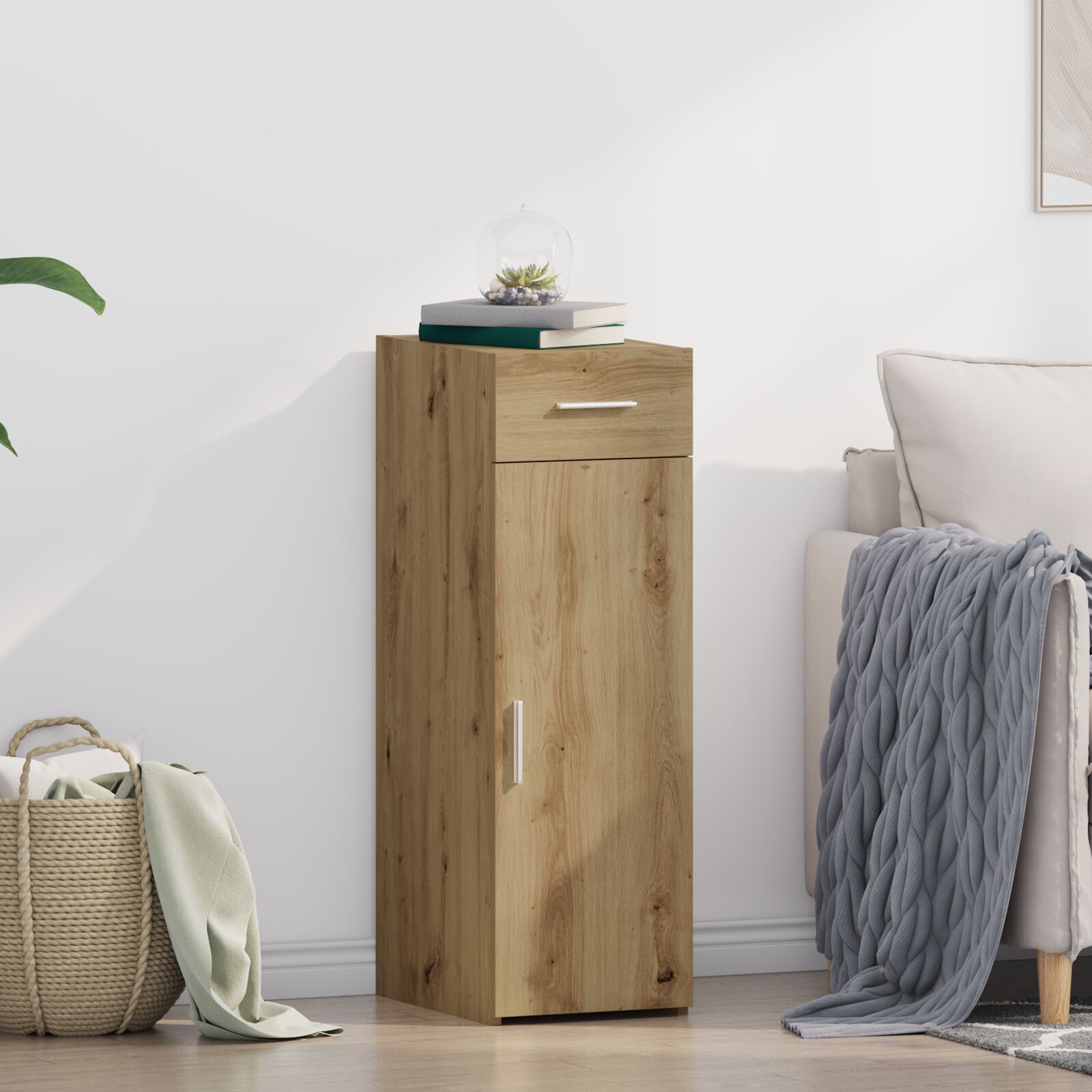Sideboard Artisan Eiche 30x42,5x93 cm Holzwerkstoff