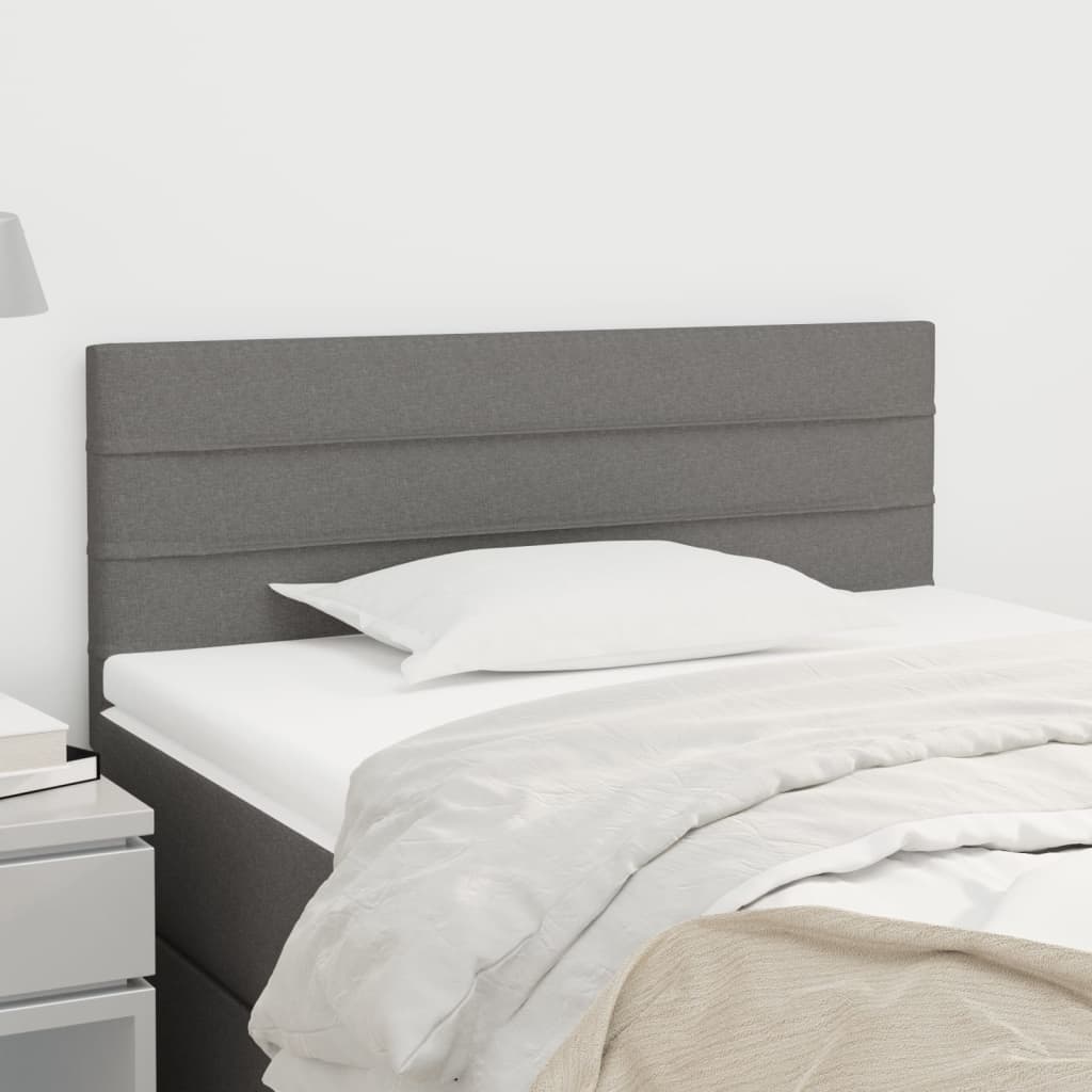 Kopfteil Dunkelgrau 100x5x78/88 cm Stoff Kopfteil Dunkelgrau 100x5x78/88 cm Stoff
