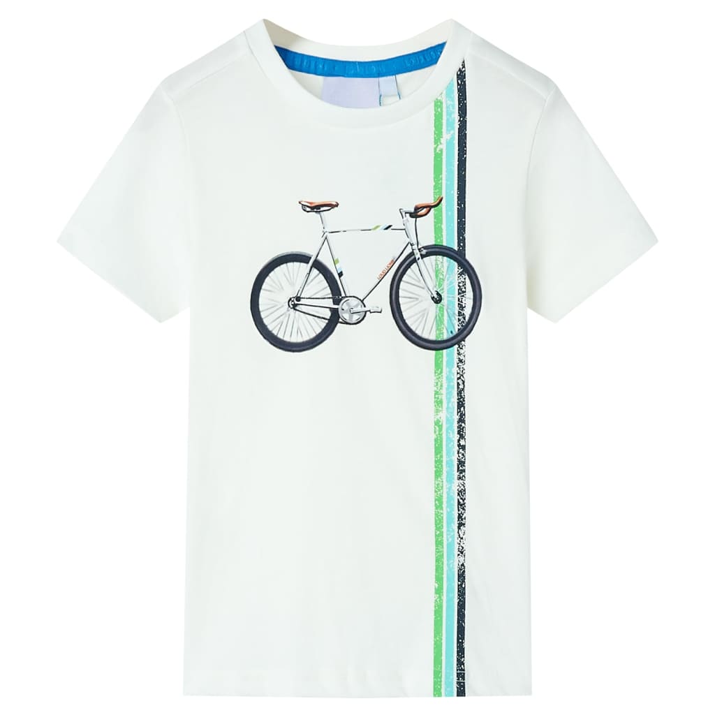 Kinder-Kurzarmshirt Ecru 128 Kinder-Kurzarmshirt Ecru 128