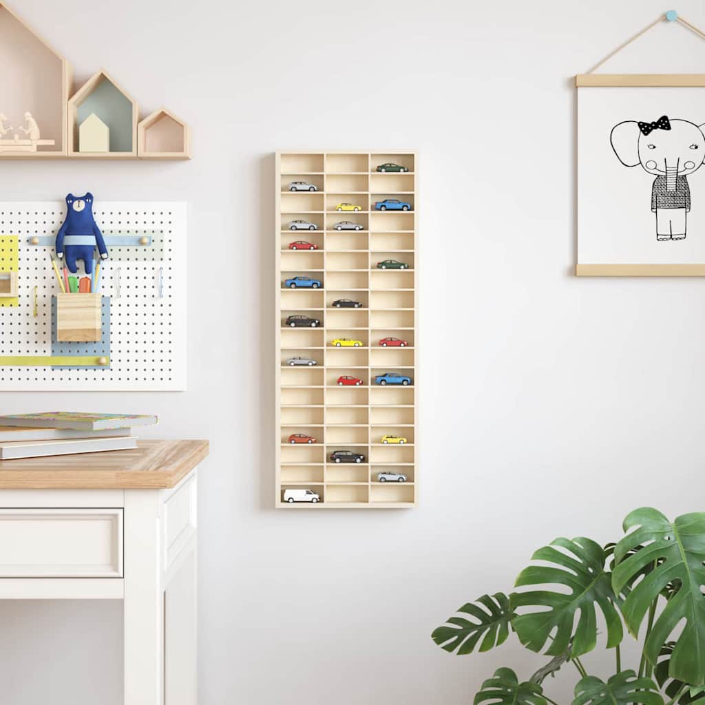 Präsentationsbox Braun 30 x 4,5 x 75 cm Holzwerkstoff