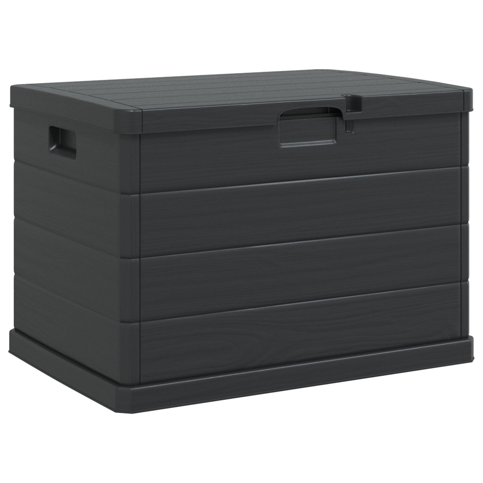 Garten Aufbewahrungsbox - Anthrazit, 77.5 x 54.5 x 53 cm, Kunststoff, 170 L Garten Aufbewahrungsbox - Anthrazit, 77.5 x 54.5 x 53 cm, Kunststoff, 170 L