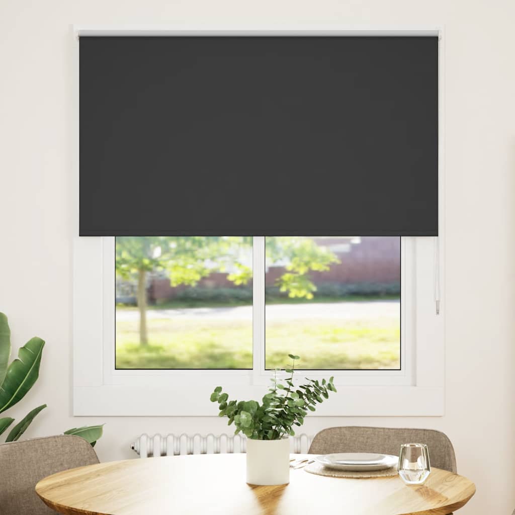 Verdunkelungsrollo Schwarz 120x175 cm Stoffbreite 116,6 cm Verdunkelungsrollo Schwarz 120x175 cm Stoffbreite 116,6 cm