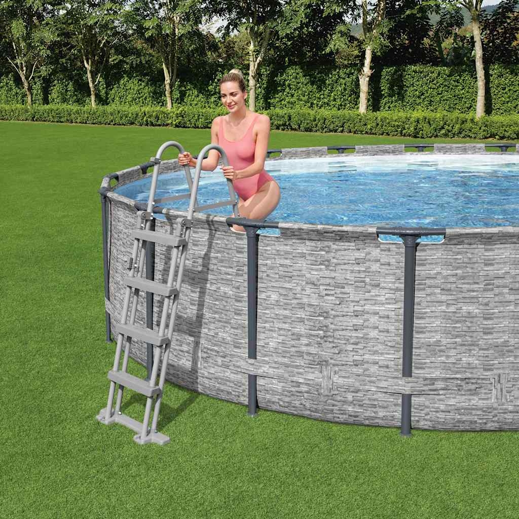 Bestway Flowclear 4-stufige Sicherheitsleiter 122 cm Bestway Flowclear 4-stufige Sicherheitsleiter 122 cm