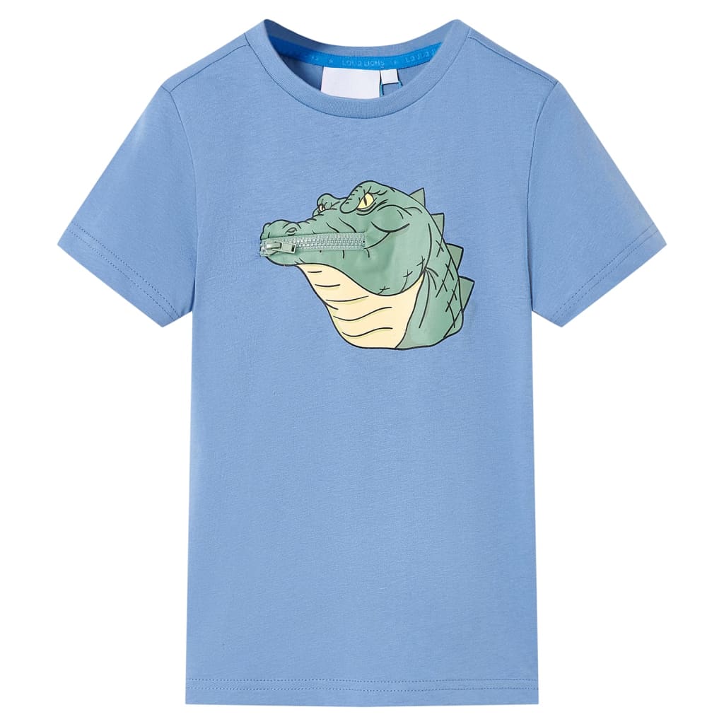 Kinder-T-Shirt Mittelblau 140 Kinder-T-Shirt Mittelblau 140