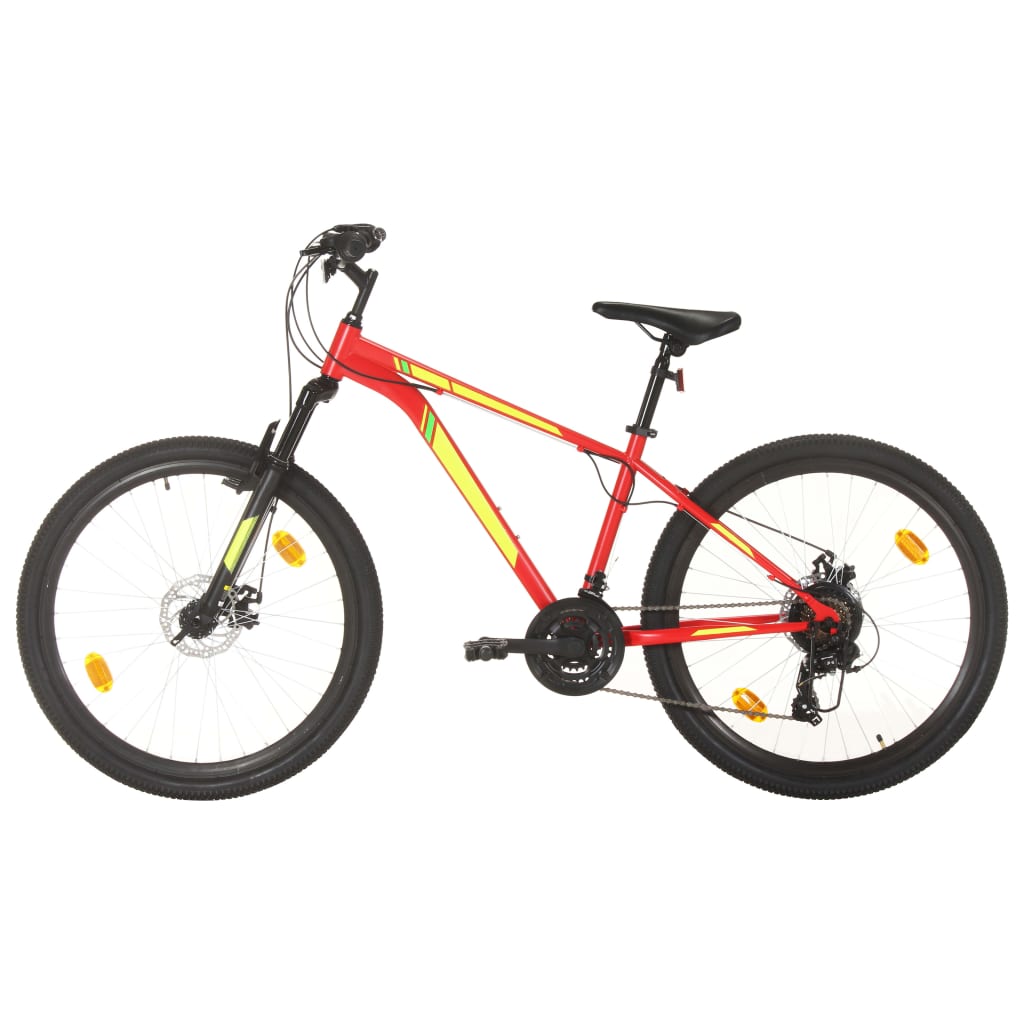 Mountainbike 21 Gang 27,5 Zoll Rad 38 cm Rot Mountainbike 21 Gang 27,5 Zoll Rad 38 cm Rot