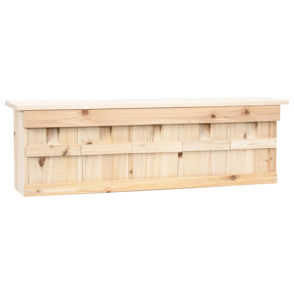 Spatzenhaus 5-fach 68x15x21 cm Tannenholz Spatzenhaus 5-fach 68x15x21 cm Tannenholz