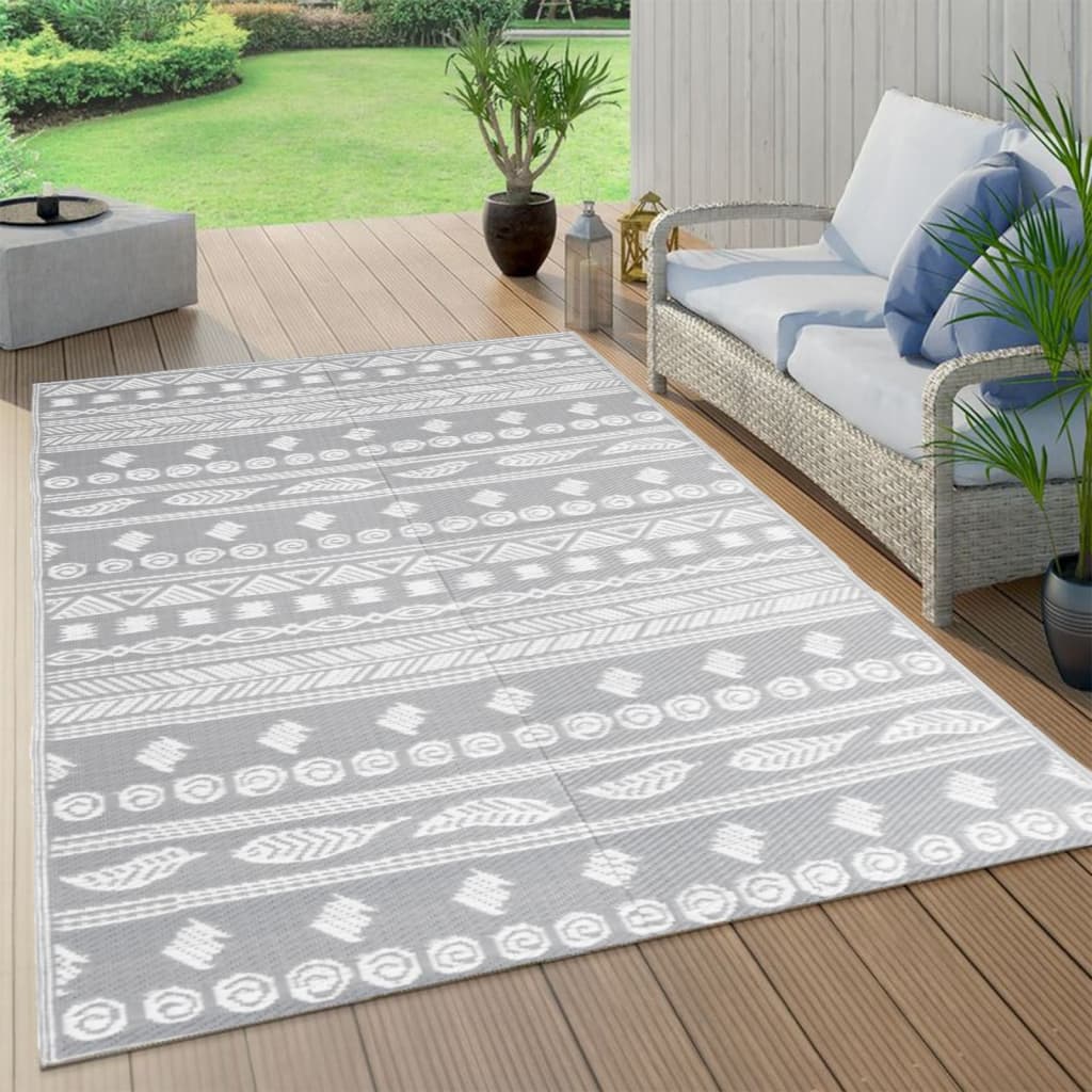 Outdoor-Teppich Grau 120x180 cm PP Outdoor-Teppich Grau 120x180 cm PP