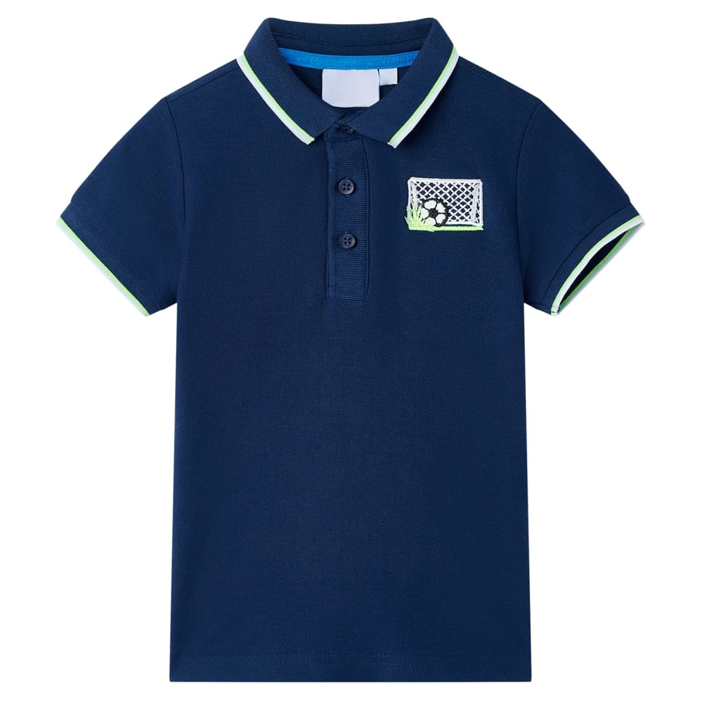 Kinder-Poloshirt Marineblau 104 Kinder-Poloshirt Marineblau 104