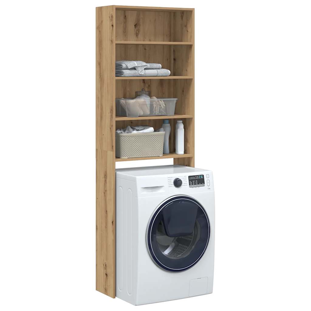 Waschmaschinenregal Artisan-Eiche 64x24x190 cm Waschmaschinenregal Artisan-Eiche 64x24x190 cm