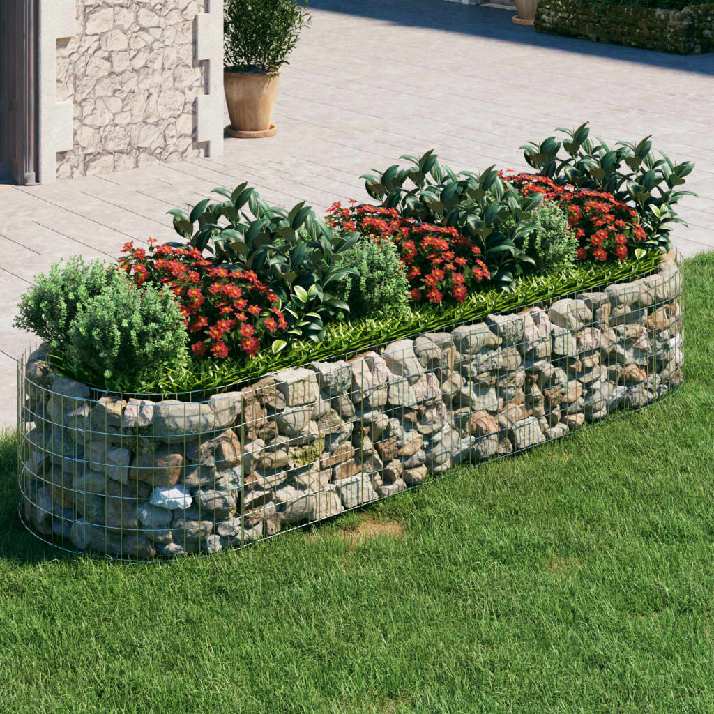 Gabionen-Hochbeet Verzinktes Eisen 300x100x50 cm Gabionen-Hochbeet Verzinktes Eisen 300x100x50 cm