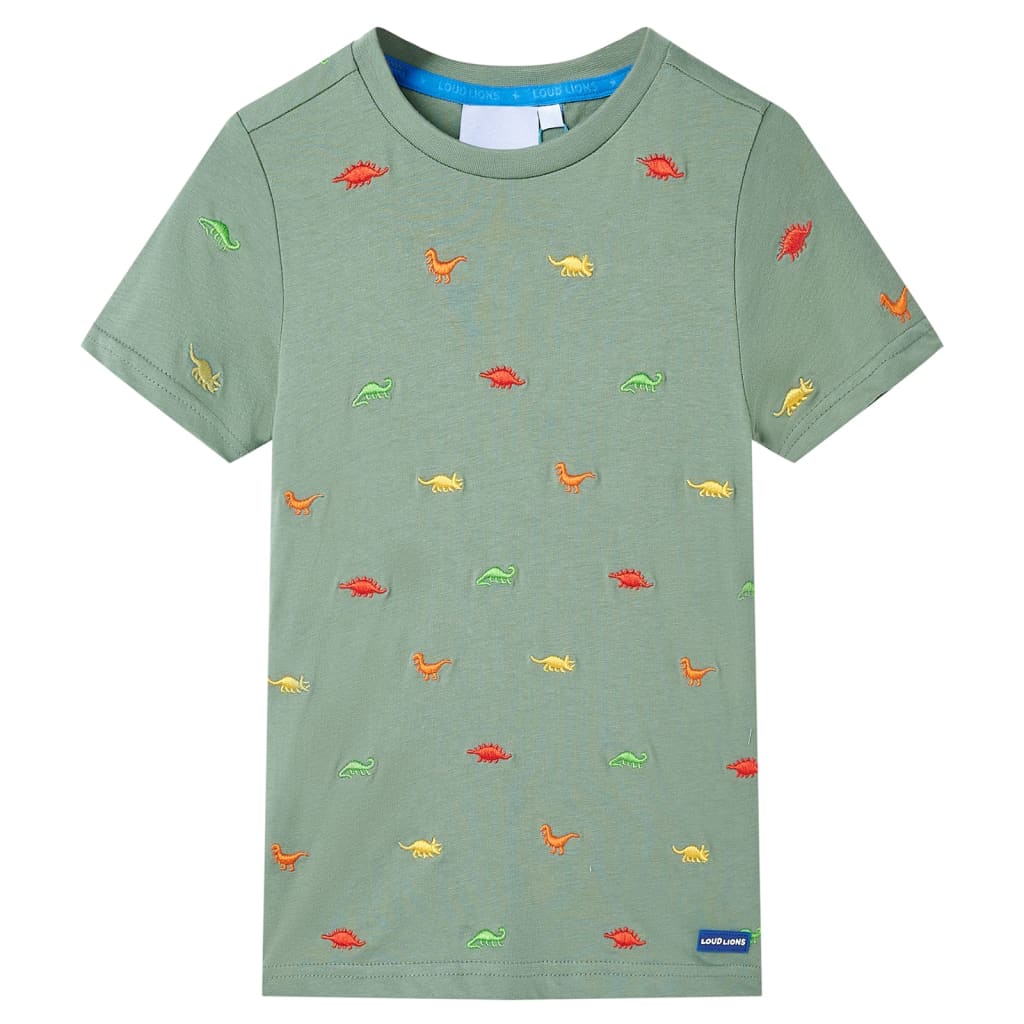 Kinder-Kurzarmshirt Khaki 92 Kinder-Kurzarmshirt Khaki 92