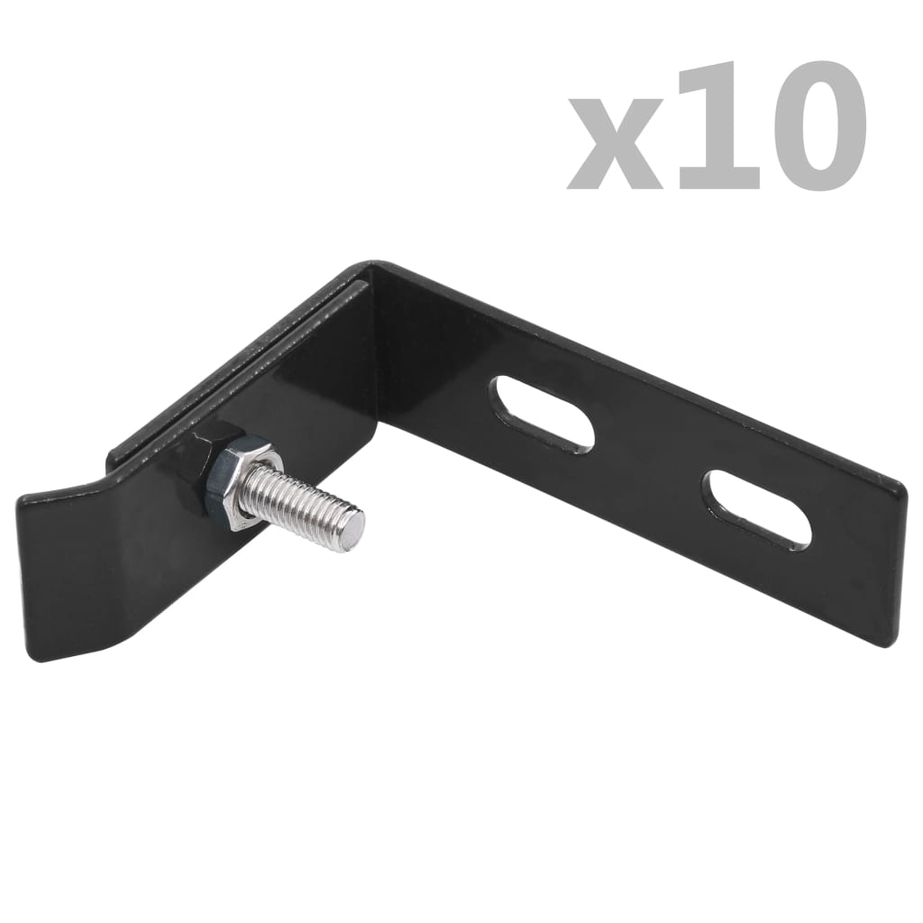 Wand-Eckverbinder 10 Sets Anthrazit Wand-Eckverbinder 10 Sets Anthrazit