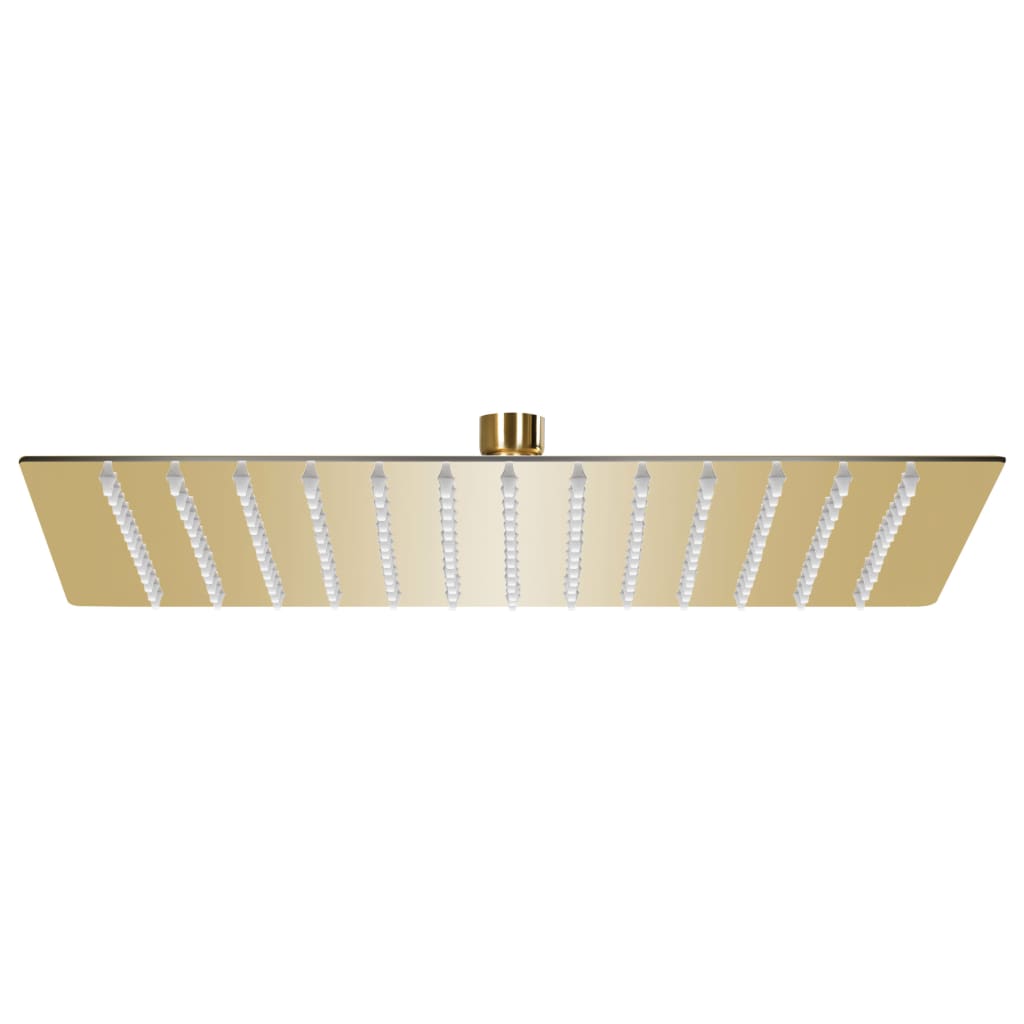 Regenbrause Edelstahl 25x25 cm Quadrat Golden Regenbrause Edelstahl 25x25 cm Quadrat Golden