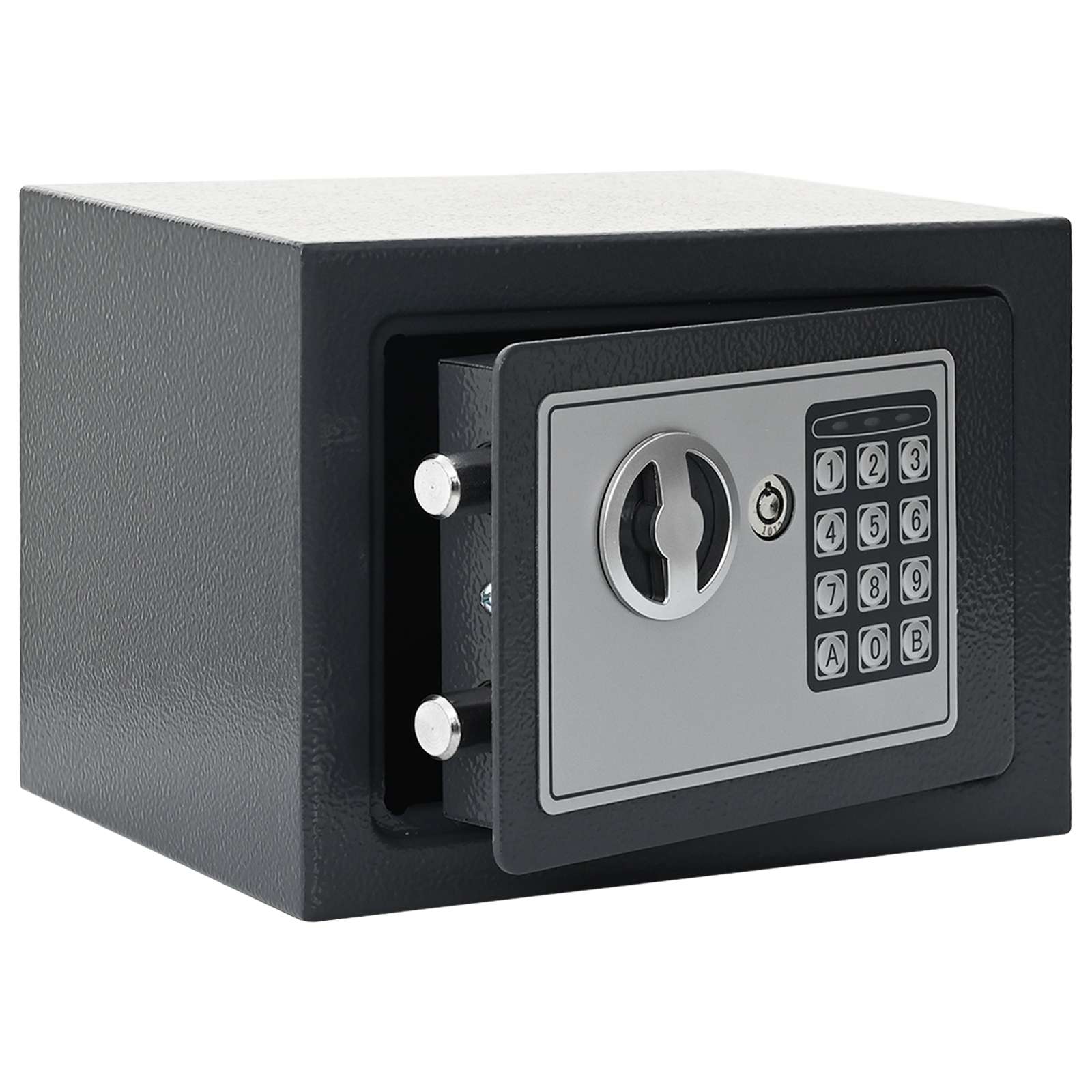 Elektronischer Digital Safe Dunkelgrau 23x17x17 cm Stahl Elektronischer Digital Safe Dunkelgrau 23x17x17 cm Stahl