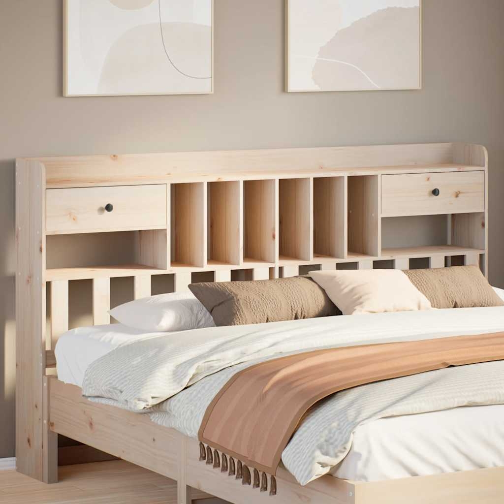Kopfteil mit Stauraum 180 cm Massivholz Kiefer Kopfteil mit Stauraum 180 cm Massivholz Kiefer