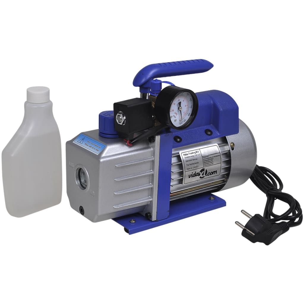 Einstufige Vakuumpumpe mit Manometer 71 L / Min Einstufige Vakuumpumpe mit Manometer 71 L / Min