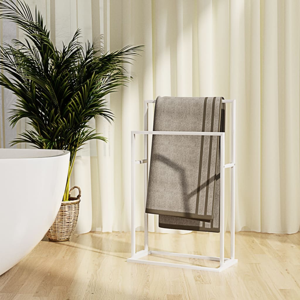 Handtuchständer Weiß 48x24x78,5 cm Eisen Handtuchständer Weiß 48x24x78,5 cm Eisen