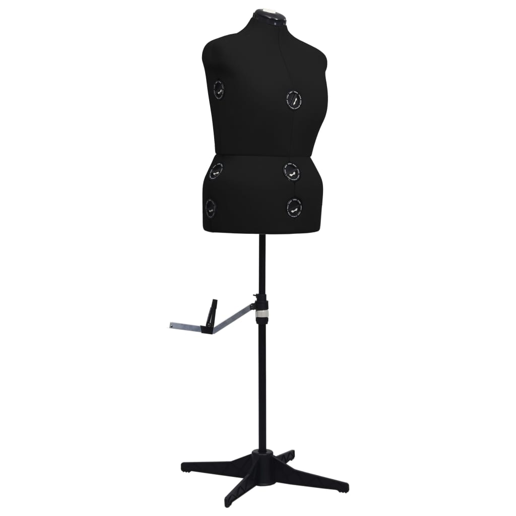 Schneiderpuppe Verstellbar Weiblich Schwarz L Größe 44-50 Schneiderpuppe Verstellbar Weiblich Schwarz L Größe 44-50