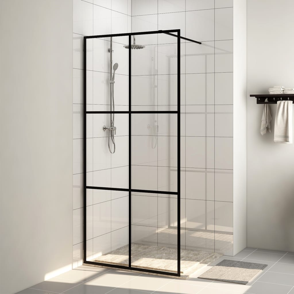 Duschwand für Begehbare Dusche mit Klarem ESG Glas 80x195 cm Duschwand für Begehbare Dusche mit Klarem ESG Glas 80x195 cm
