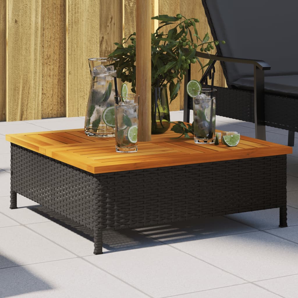 Verkleidung für Sonnenschirmständer Schwarz 70x70x25 cm Verkleidung für Sonnenschirmständer Schwarz 70x70x25 cm