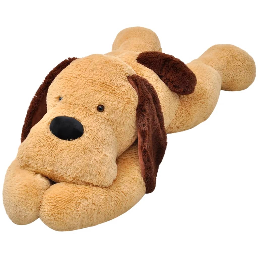 Hund Kuscheltier Plüsch Braun 160 cm Hund Kuscheltier Plüsch Braun 160 cm