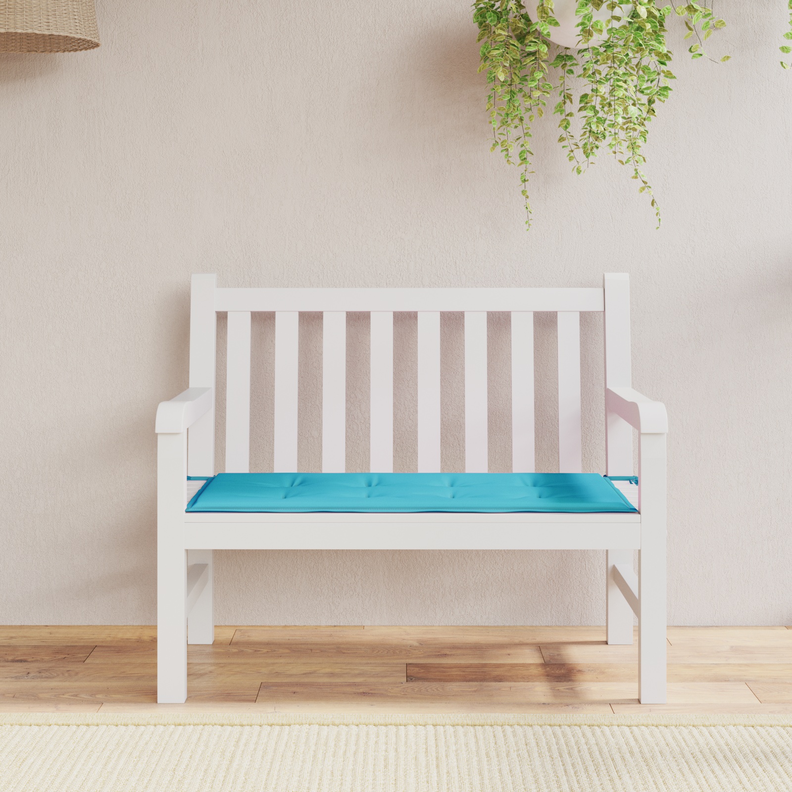Kissen Türkis Oxford-Gewebe, Schaumstoff 120 x 50 x 4 cm Kissen Türkis Oxford-Gewebe, Schaumstoff 120 x 50 x 4 cm
