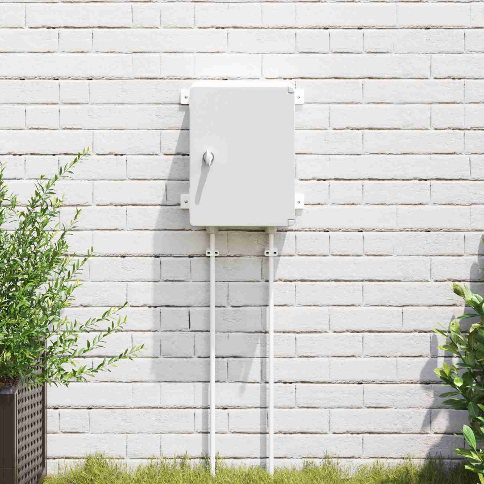 Steuerungsschrank IP65 wasserdicht Grau 25x13x33 cm ABS-Kunststoff Steuerungsschrank IP65 wasserdicht Grau 25x13x33 cm ABS-Kunststoff