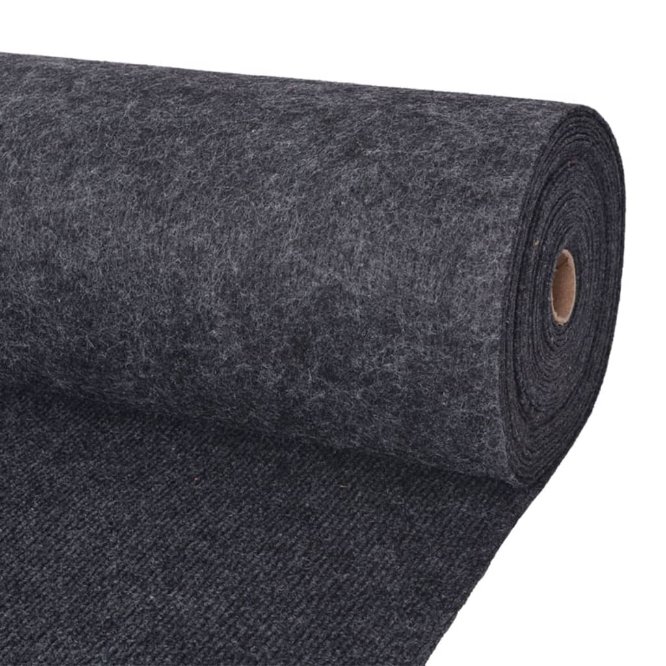 Messeteppich Rillen 1,2x10 m Anthrazit Messeteppich Rillen 1,2x10 m Anthrazit