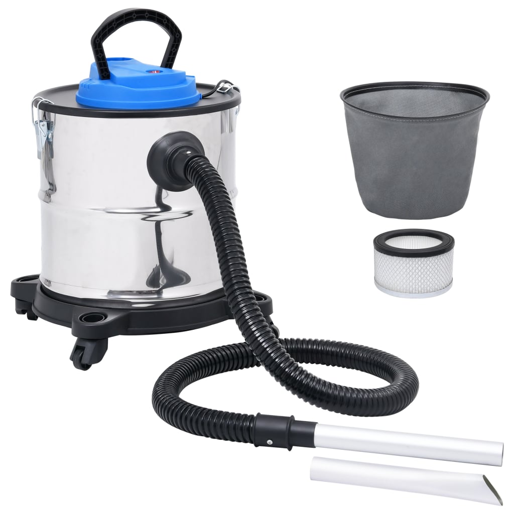 Aschesauger mit HEPA-Filter 1200W 20 L Edelstahl Aschesauger mit HEPA-Filter 1200W 20 L Edelstahl